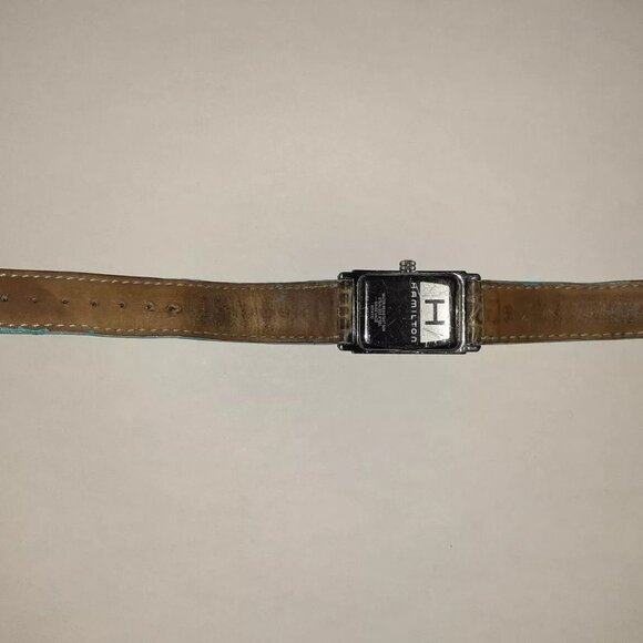 HAMILTON-Ardmore H114110-Analog Wristwatch-Rare Silver Blue Dial/Blue Strap-EX - Picture 8 of 11